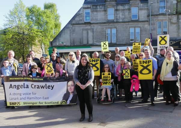 MP Angela Crawley launching her 2017 election campaign in Hamilton.