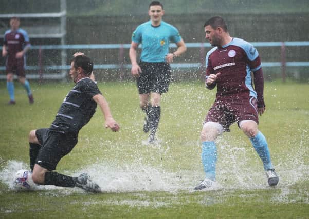 Conditions at Guy's Meadow proved impossible for Cumbernauld and Glencairn