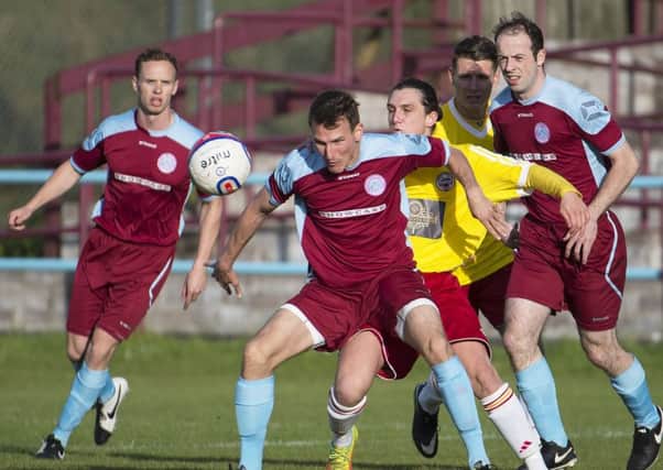 Cumbernauld's relegation battle with Maryhill was keenly fought