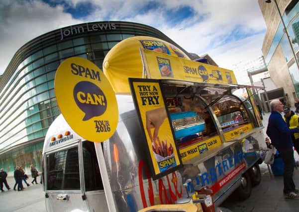 Vintage Air Streamgiving out free samples from SPAM is set to tempt taste buds in Glasgow
