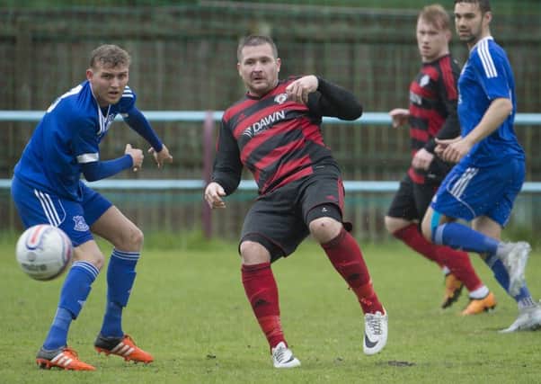 Willie Sawyers got the second goal at Glenafton