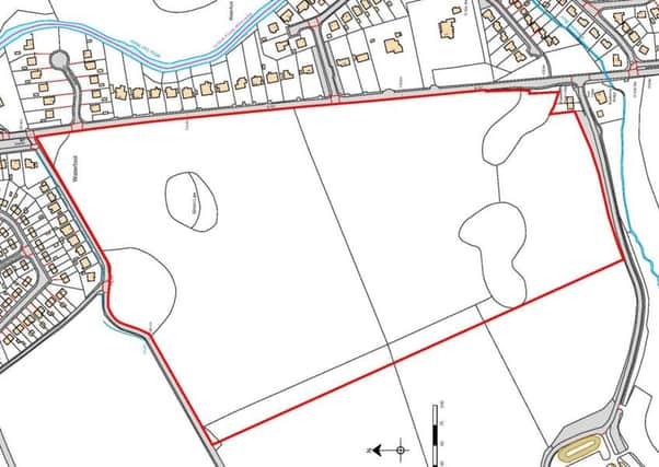 Waterfoot location plan for development proposals