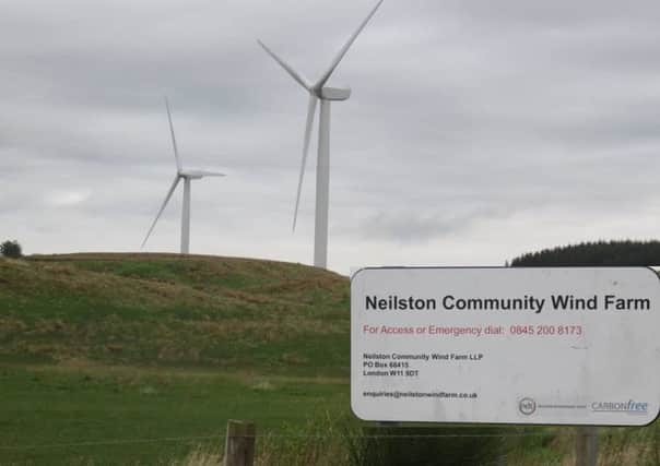 Neilston wind farm.