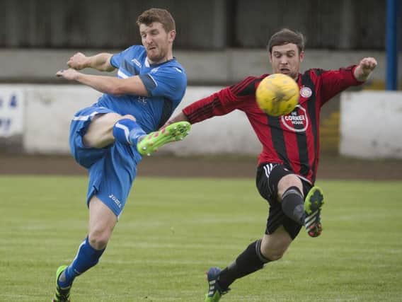 Paul McBride was unable to breach the Kilwinning defence