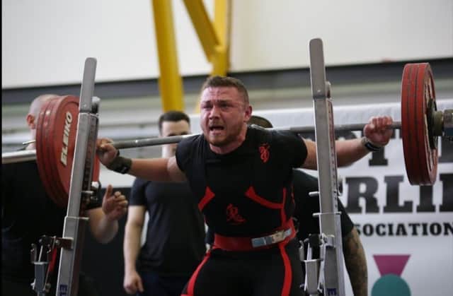 Jonathon Lenzi, above, is one of four powerlifters who train at a gym in Motherwell who are preparing to represent Scotland at the Commonwealth Powerlifting Championships in South Africa in September.