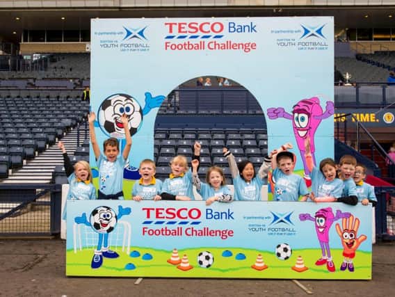 Carnwath Primary School pupils loved their big day out at Hampden Park (Pic byPaul Devlin, SNS Group)