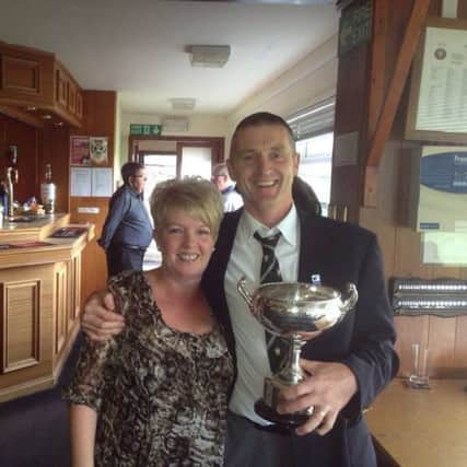 David and Marian Coats when David won the Lanark Club Championshp in 2013