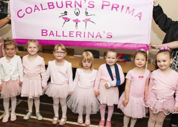 Coalburn's Prima Ballerina's excited to take part in the Gala day.