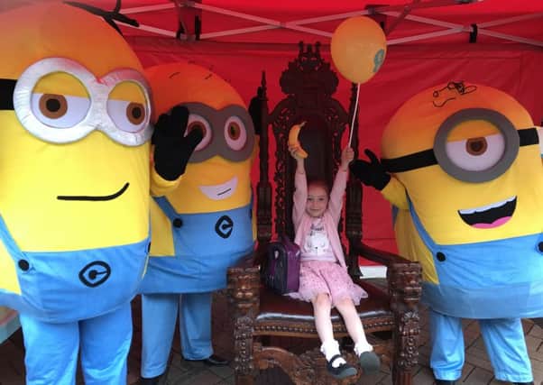 The Minions launch a Summer of Fun and Games at Motherwell Shopping Centre