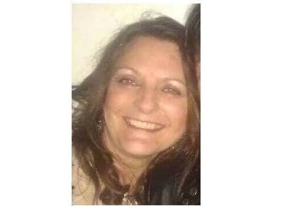 Angela Bordon, 48, who tragically died in a two-car collision in West Calder on Tuesday.