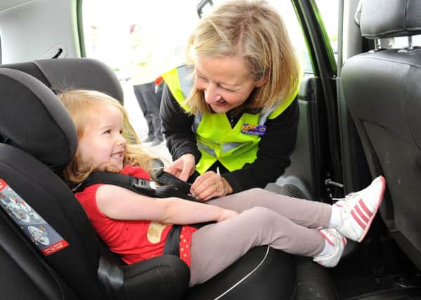 A great opportunity to check your child's car seat is safe.