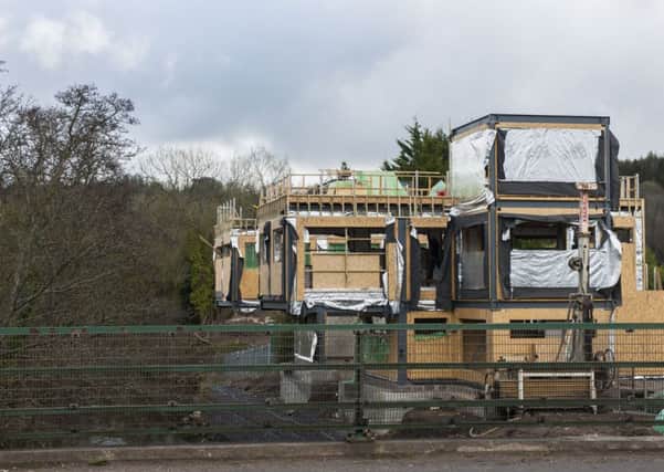 Neil Pringle is still building houses at the Nethan in Crossford.