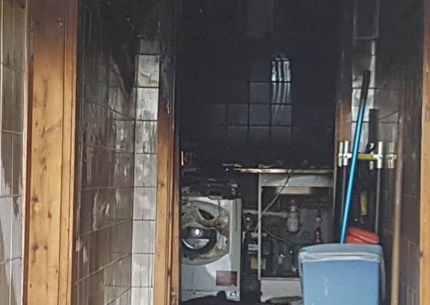 Damage after break-in and fire at Kilsyth Rangers ground