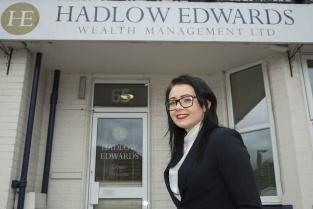 Hadlow Edwards, Wrexham .. Pictured is Natalie ,new advisor for Hadlow Edwards .