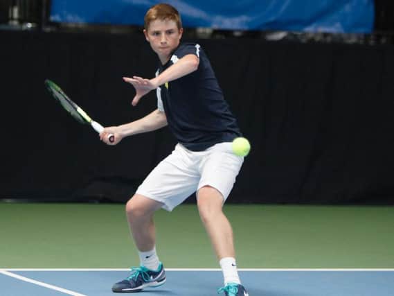 Aidan McHugh (pic courtesy of Tennis Scotland)
