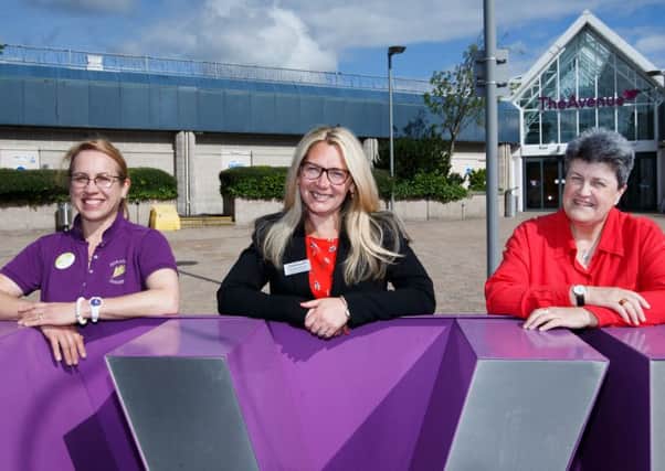 Gardener of the Year,  Sallie Sillars, left, Avenue manager Michelle McCabe and Louise Bustard from Glasgow Botanic Gardens are looking forward to a VIP gardening event packed with demonstrations as well as an interactive workshop.