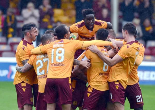 Motherwell will hoping for more to celebrate when the face Berwick Rangers on Saturday