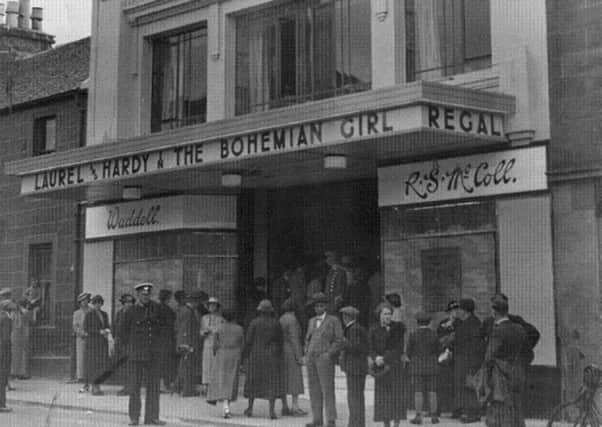 The old Regal Cinema in Lanark, later called the Vogue.