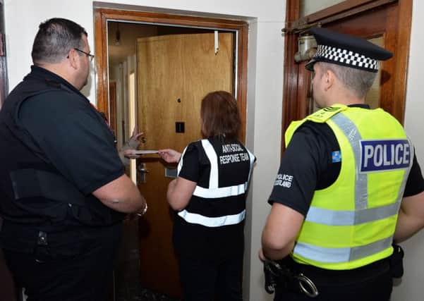 North Lanarkshire Council's anti-social teams out-of-hours response service has made over 1500 visits to homes in the past two years