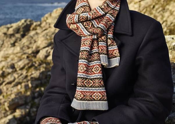 Handcrafter Bakka knitwear from Shetland is among the exhibits