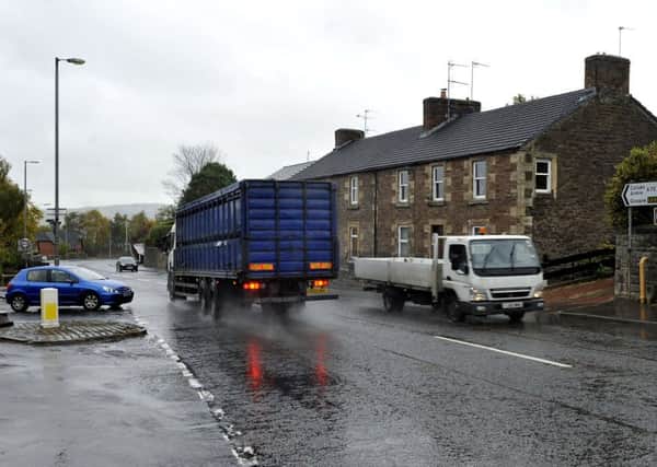 Roadworks at Mousebank Road last week caused tailbacks beyond Steel's Cross.