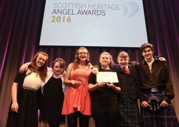 The members of Dig TV, winners of last year's Young Heritage Angel Award.