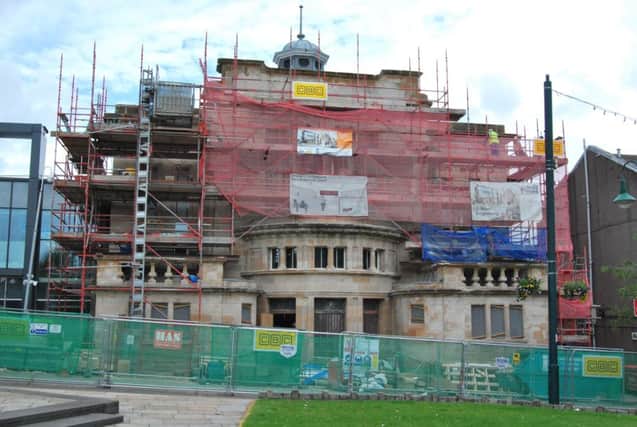 Work continues on Kirkintilloch Town Hall