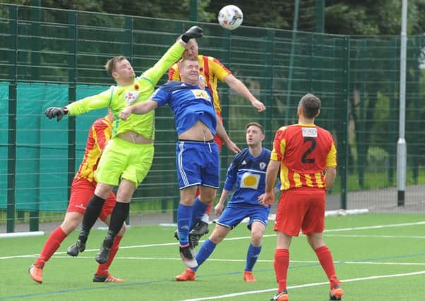 Rob Roy were convincing winners in the first derby at New Huntershill (pic by Jamie Forbes).