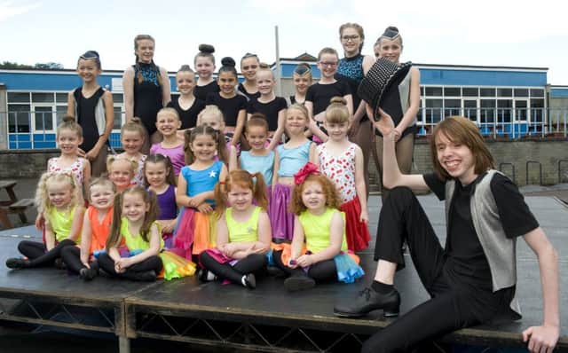 Local youngster Scott Sinclair and Step by Step Dance Group at last year's event