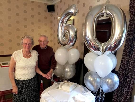 Moira and Harvey Calderwood at their celebration
