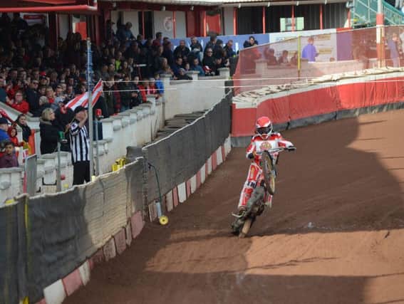 Richard Lawson helped Glasgow Tigers to a vital victory over Newcastle (pic by Ian Adam)