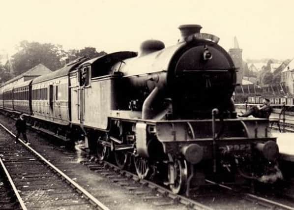 Milngavie Heritage Centre is showing an exhibition about the railway to Milngavie.