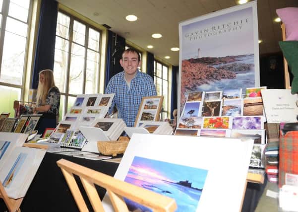 Milngavie Makers Market. Bearsden Photographer Gavin Ritchie who took part in a previous market.