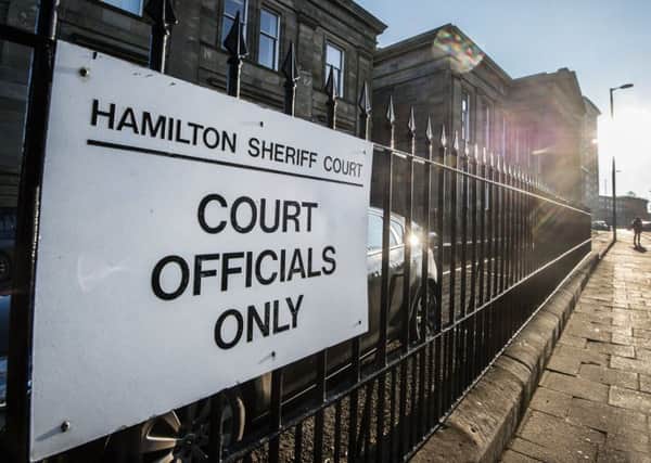 Woman appeared at Hamilton Sheriff Court