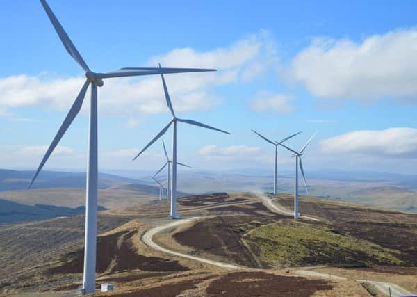 The massive Clyde wind farm is only 1.5km away from the Little Gill site.