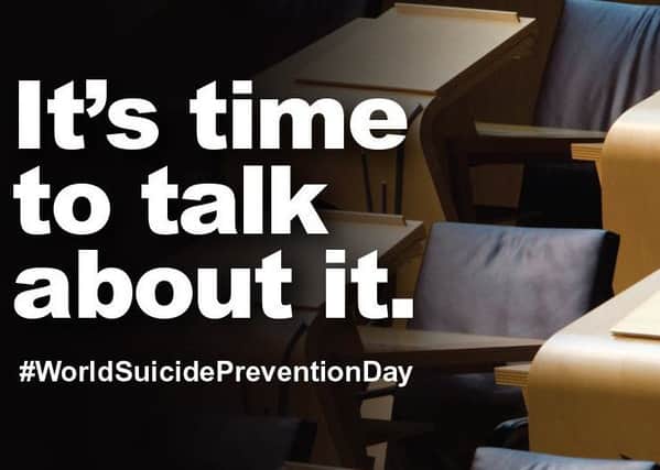 The Mental Health Foundation Scotland has launched its 'It's time to talk about it campaign' ahead of Suicide Prevention Day.