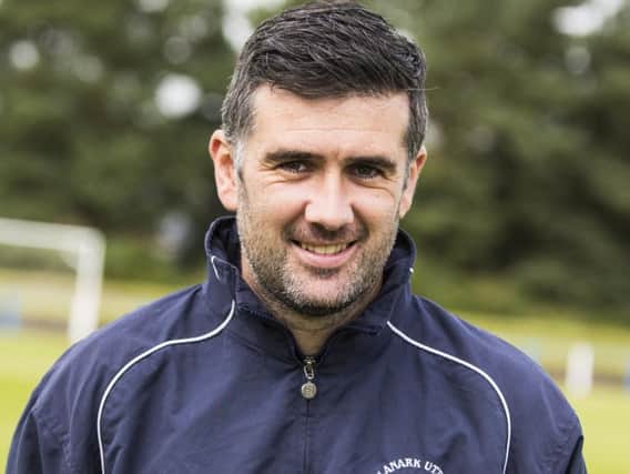 Lanark United's new manager Paul Burns (Pic by Sarah Peters)