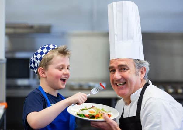 Well known chef Ian Brown gave East Ren youngsters a cookery masterclass as part of a spring holiday session run by the Trust and the council's education department last year.