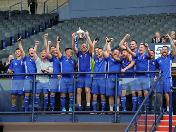 Colville Park AFC have won the Scottish Amateur Cup in each of the past two seasons (Pic by Alan Watson)