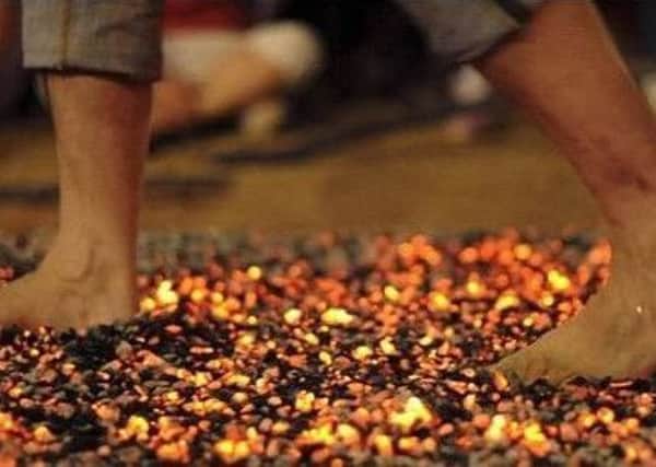 Could you walk on hot coals for a good cause?