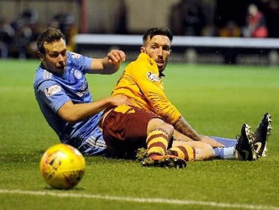 Andy Considine scored Aberdeen's winner at Motherwell on Sunday (Pic by Michael Gillen)