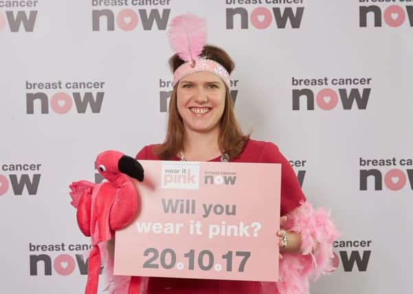 MP Jo Swinson is going to wear pink to support Breast Cancer Now's fundraiser