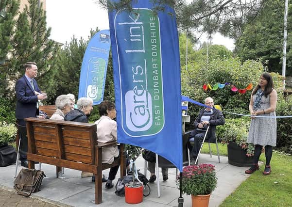 Carers Link Milngavie at their recent garden opening