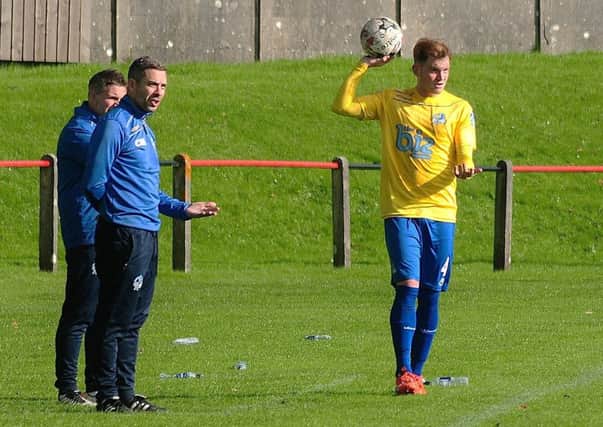 Cumbernauld Colts co-manager Craig McKinlay would like to see the Lowland League get a higher profile to attract more crowds (pic by Alex Miller)