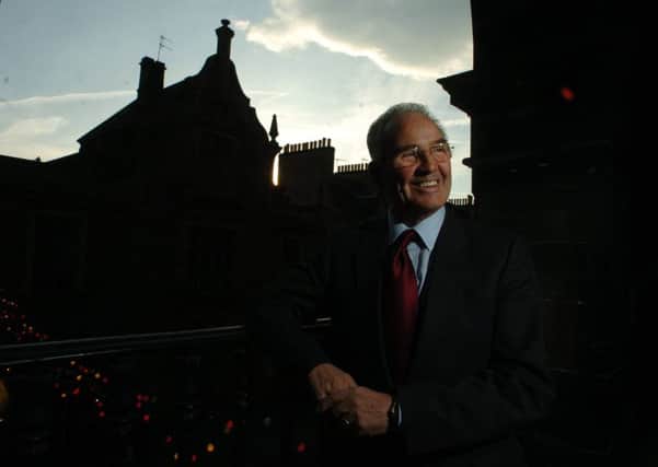 John Swinburne pictured at the Scottish Parliament office on George IV Bridge  in Edinburgh shortly after being elected as a Central Scotland MSP in the 2003 election