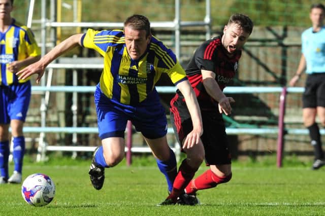 Rob Roy had to battle to take a point from Hurlford