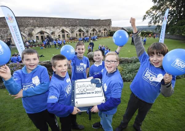 A party at Stirling Castle marked 100 years of the Boys Brigade's Junior Section