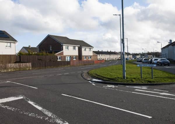 Woodpark Primary School is near the junction with Balgray Road, Lesmahagow.