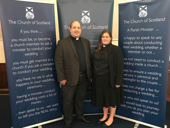 The Rev Bryan Kerr and the Rev Louise Mackay. (Photo: Church of Scotland)