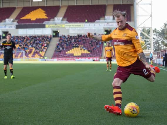 Richard Tait has been in outstanding form for Motherwell this season (Pic by Karen Gordon)